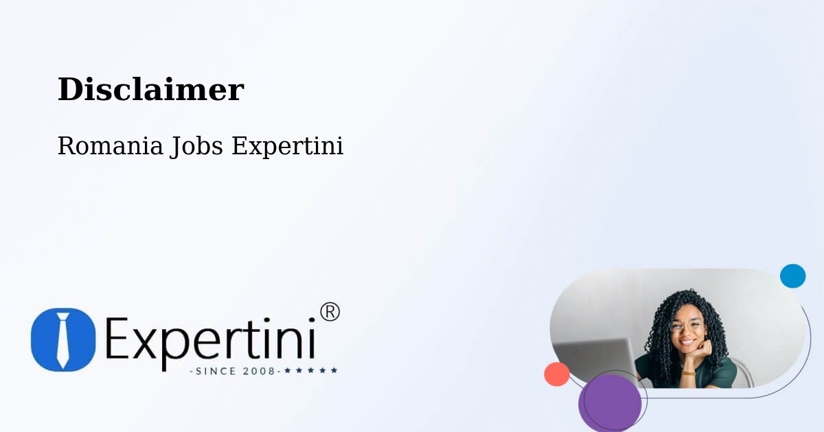 Disclaimer – Duda - Romania Jobs Expertini